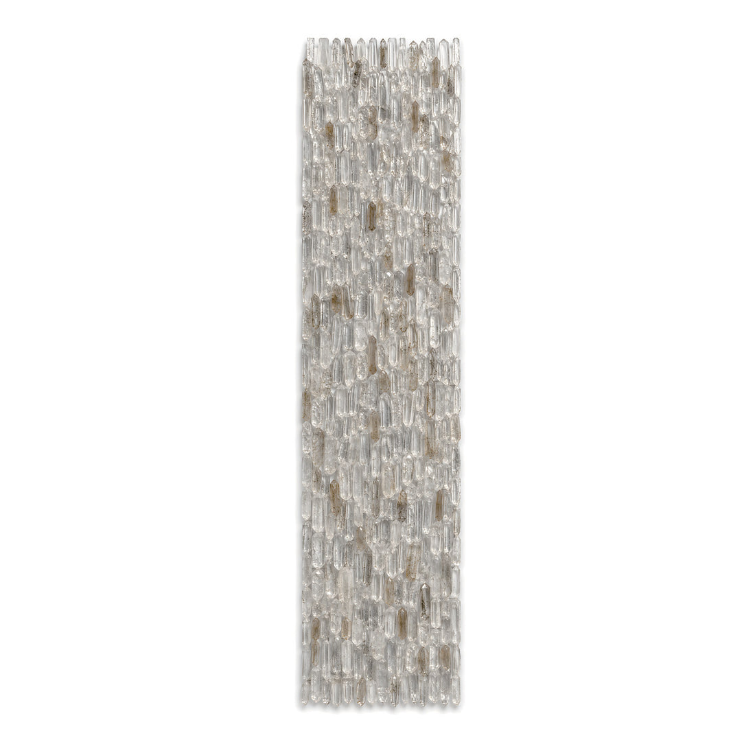 Natural crystal wall panel shown flat, 24 inches wide