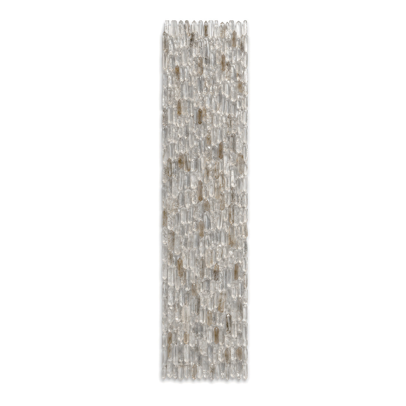 Natural crystal wall panel shown flat, 24 inches wide