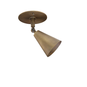 Handcrafted Brass Wall Sconce – Compact Vintage Design