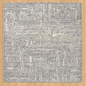 Irradiant Ivory Charcoal Rug