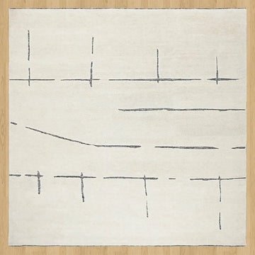 Ivory Stramlined Rug