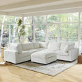 Sky Cloud Pro Sectional Sofa, Plush Slipcovers - Replacement Covers Only, White