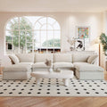 Sky Classic Linen Cloud Sofa, Linen Sectional Sofa Slipcovers - Replacement Covers Only, Beige