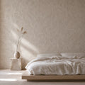 Wool wall panels installed across a feature wall