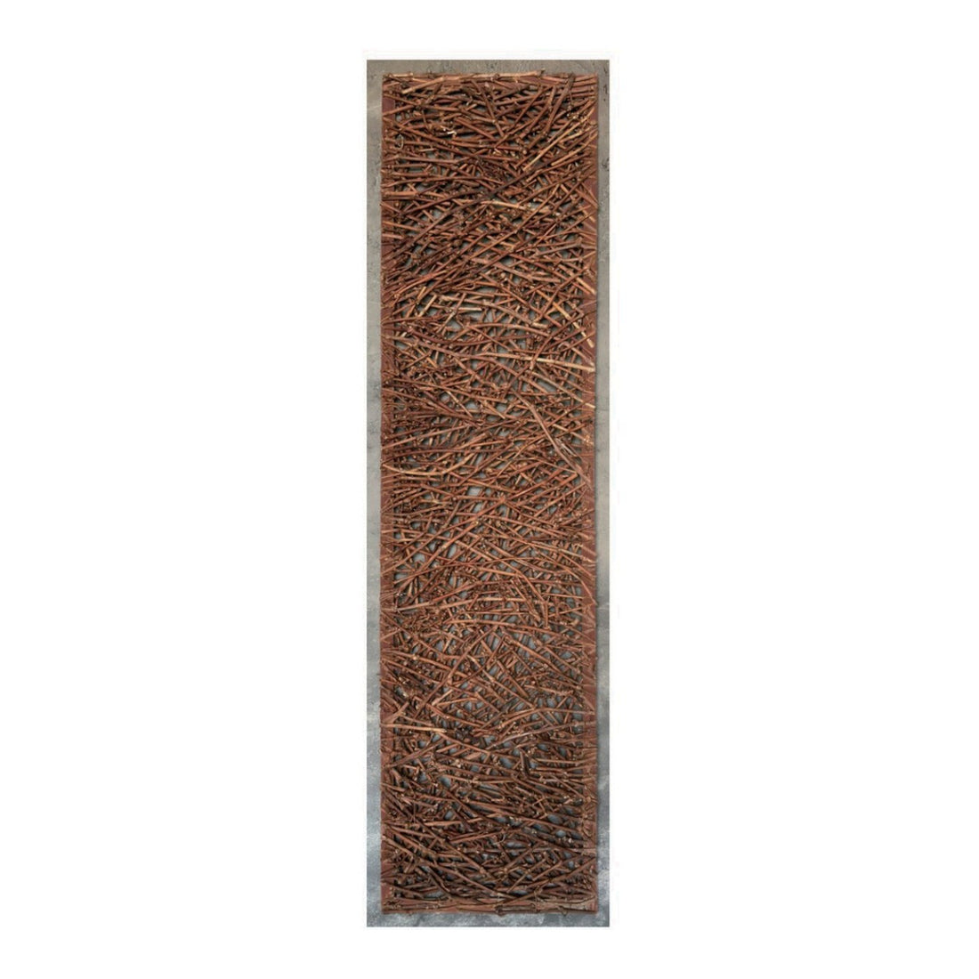 Grapevine wall panel shown flat on white, 24" x 96"