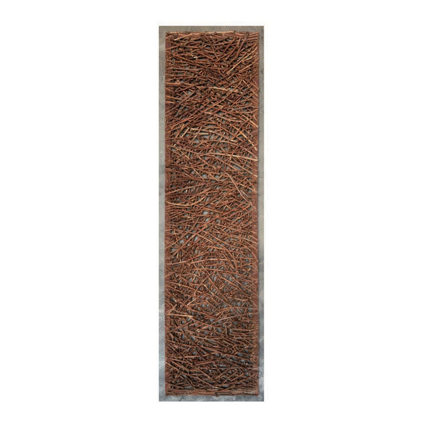 Grapevine wall panel shown flat on white, 24" x 96"