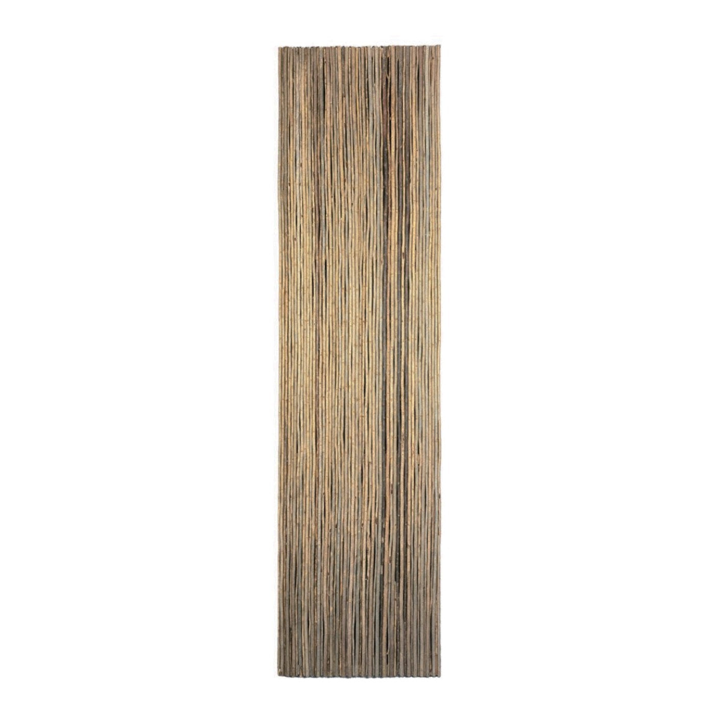 Wicker wall panel shown flat on white, 24" x 96"