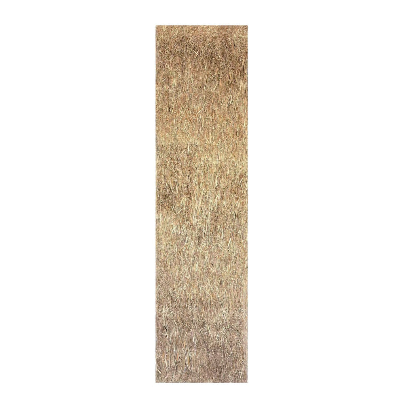 Hemp wall panel shown flat on white, 24" x 96"