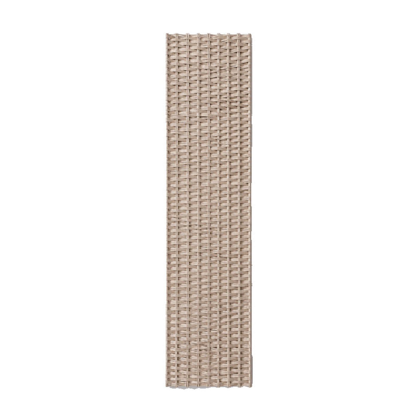 Woven Rope wall panel shown flat on white, 24" x 96"