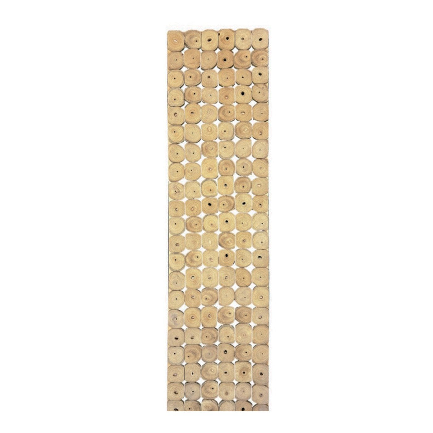 Paulownia Wood wall panel shown flat on white, 24" x 96"