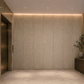 Woven Rope wall panels installed across a feature wall