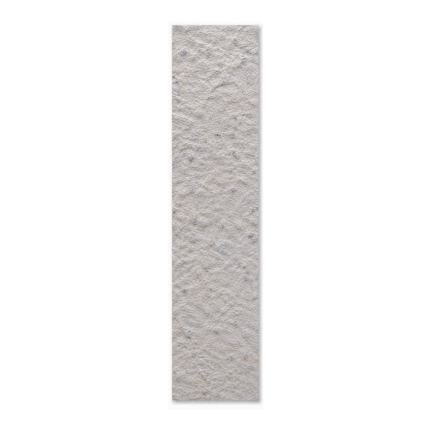 Paper & Wool wall panel shown flat on white, 24" x 96"