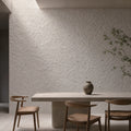 Paper & Wool wall panels installed across a feature wall