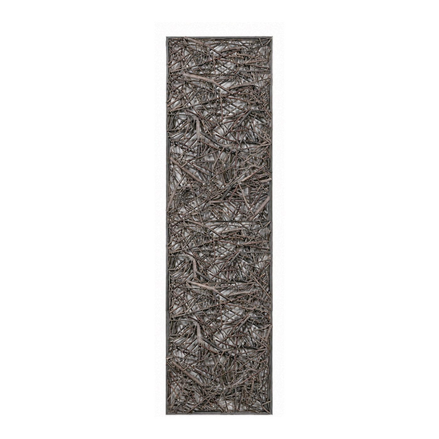Glauca Twig wall panel shown flat on white, 24" x 96"