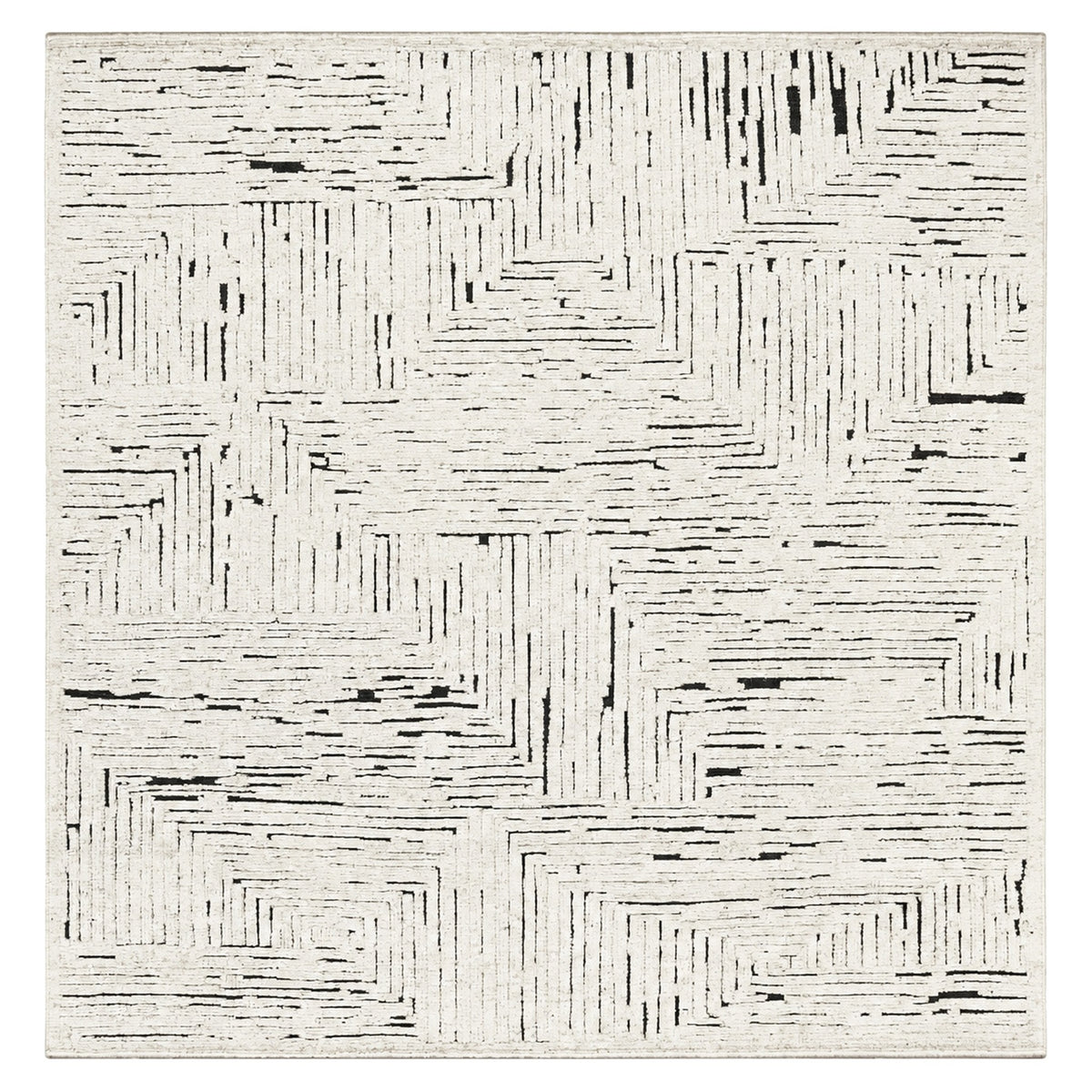 Abstract Geometric Design, full view on a white background