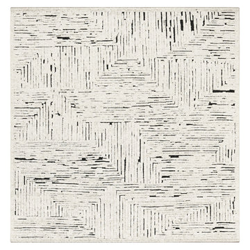 Abstract Geometric Design, full view on a white background
