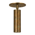 Adjustable Brass Ceiling Spotlight in antique brass