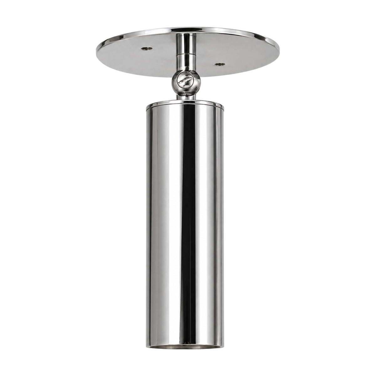 Adjustable Brass Ceiling Spotlight in polished chrome