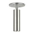 Adjustable Brass Ceiling Spotlight in brushed chrome