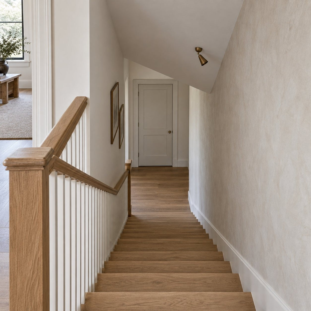 Adjustable Angle Ceiling Spotlight in a room