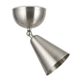 Adjustable Angle Ceiling Spotlight in brushed chrome