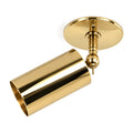 Adjustable Solid Brass Ceiling Spotlight – Precision Lighting with Style in polished brass