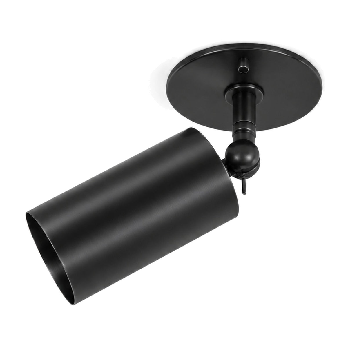 Adjustable Solid Brass Ceiling Spotlight – Precision Lighting with Style in matt black