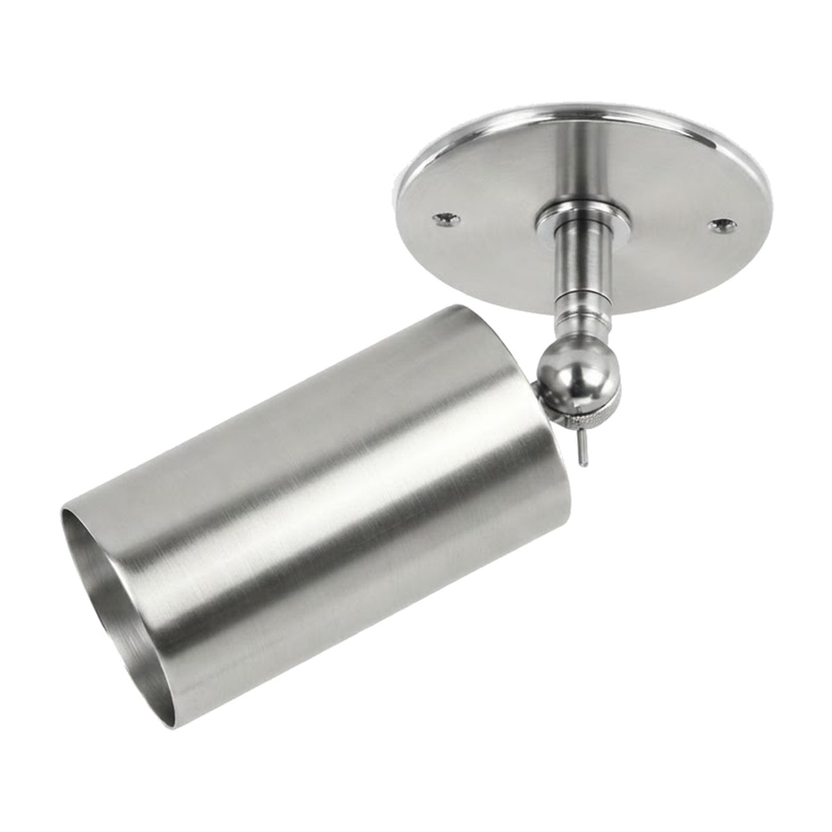 Adjustable Solid Brass Ceiling Spotlight – Precision Lighting with Style in brushed chrome