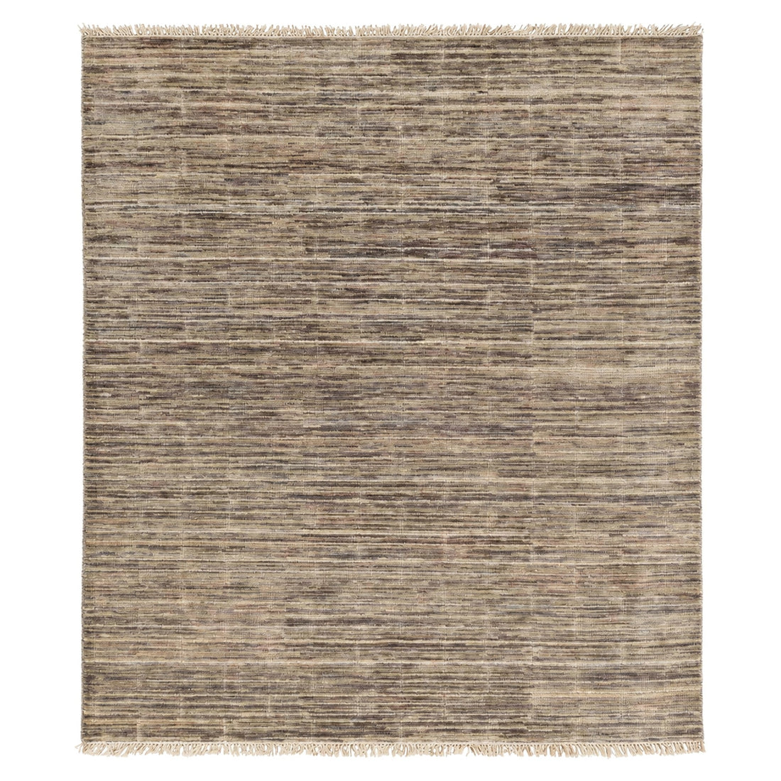 Aprezo Abstract Oriental Kashkoli Hand Knotted Rug, full view on a white background