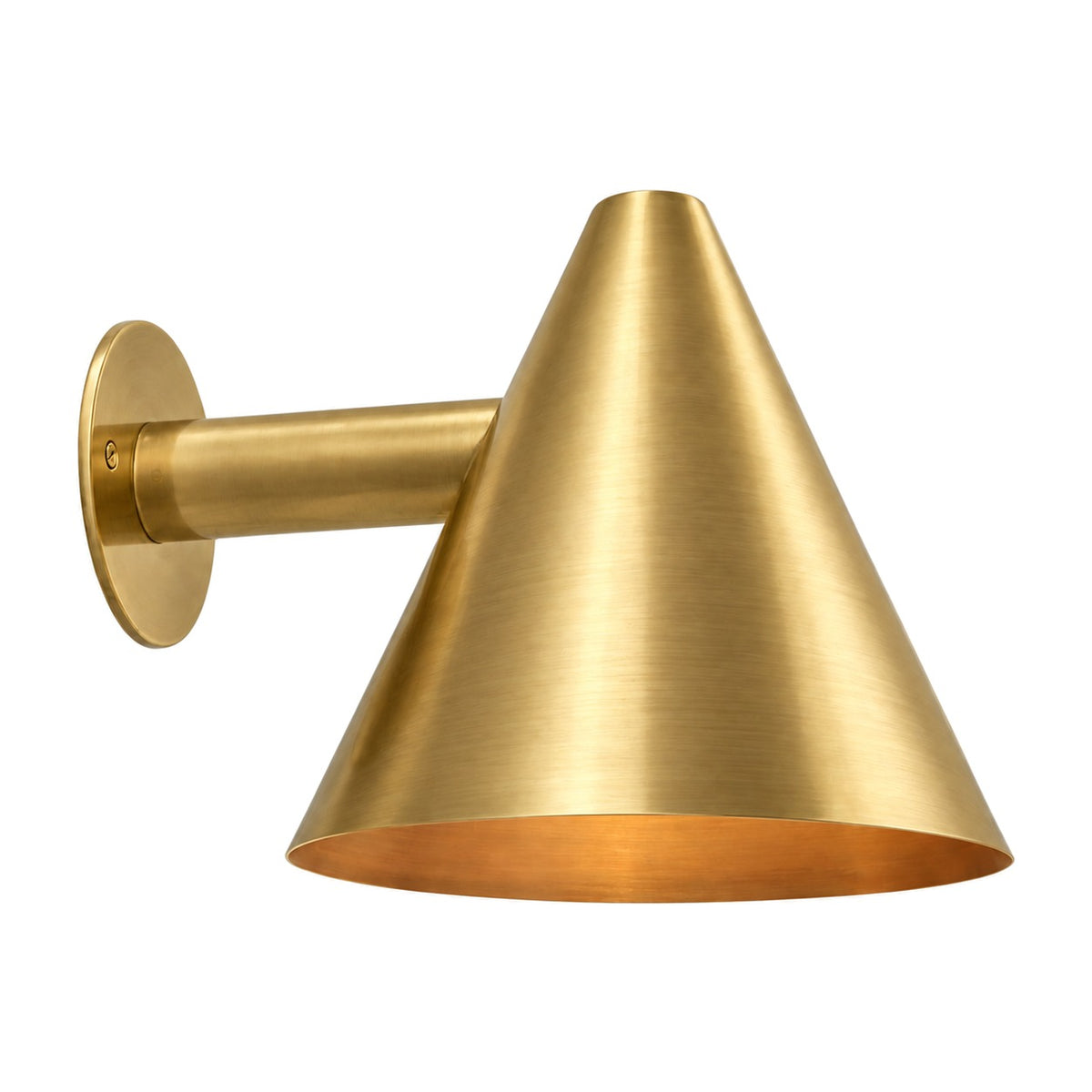 Articulated Wall Lamp – Mid-Century Modern Brass Sconce in brushed brass