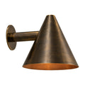 Articulated Wall Lamp – Mid-Century Modern Brass Sconce in blackened brass