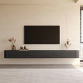 Blackened Floating Wall Mounted Media Console 79in, view 2