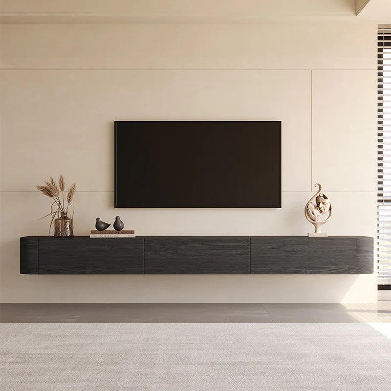 Blackened Floating Wall Mounted Media Console 79in, view 2