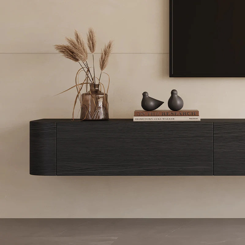 Blackened Floating Wall Mounted Media Console 79in, view 5