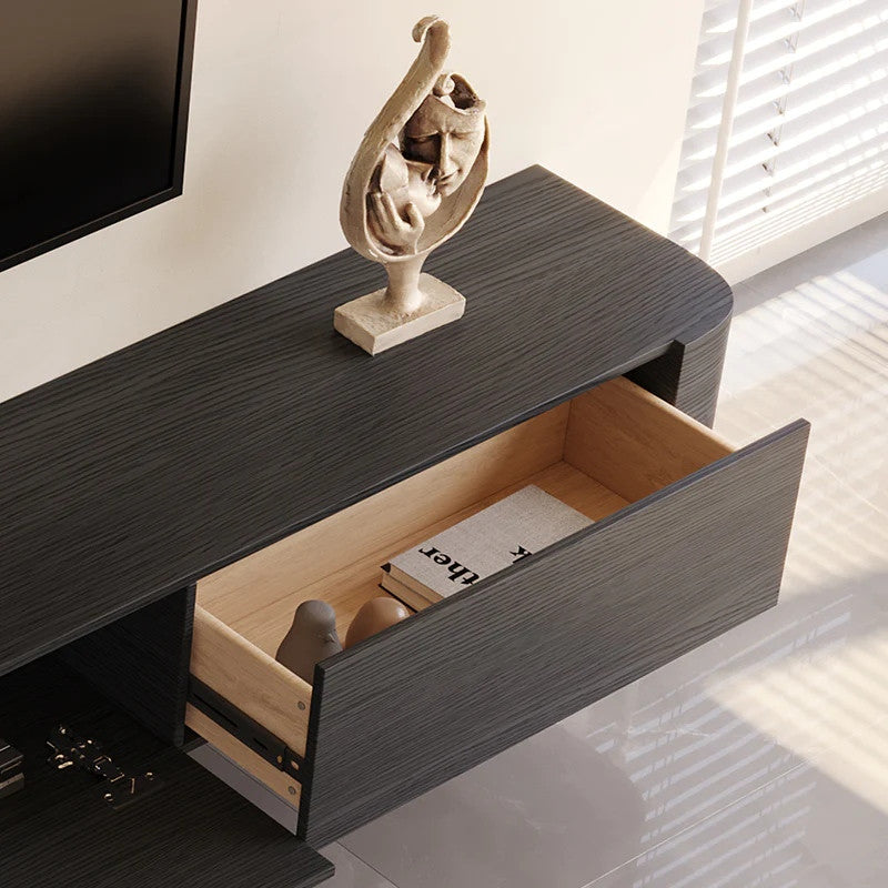 Blackened Floating Wall Mounted Media Console 79in, view 7