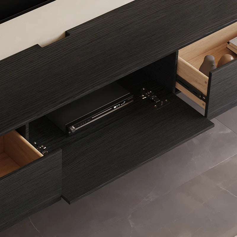 Blackened Floating Wall Mounted Media Console 79in, view 8