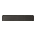 Blackened Wide Storage TV Console 87in, view 6