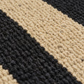 Braided Jute Rug - Rustic Charm for Any Space, close up of the texture