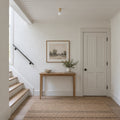Handmade Brass Cone Flush Mount Ceiling Light in a room