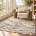 Contemporary Shag High Pile Rug - Cozy Elegance in a reading nook