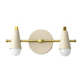 Custom Vanity Wall Light in polished brass