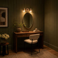Custom Vanity Wall Light in a room