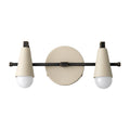 Custom Vanity Wall Light in antique black