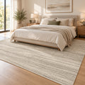 Faded Contemporary rugs in a bedroom