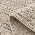 Faded Contemporary rugs, folded corner showing the back