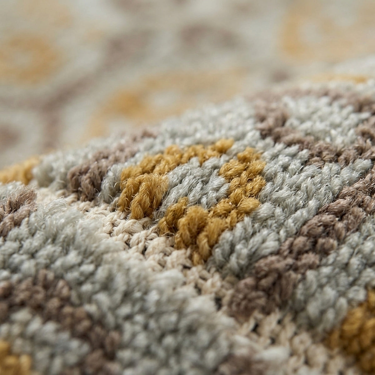 Floral Persian Oriental Area Living room Rug, close up of the texture