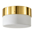 Handcrafted Brass Flush Light in polished brass