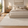 Geometric Calm in a bedroom