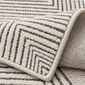 Geometrical Designer, folded corner showing the back