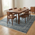 Grey Floral Reapeat Pattern Design for your space in a dining room